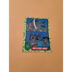 1989 Topps TMNT Trading Card 38 Teenage Mutant Ninja Turtles